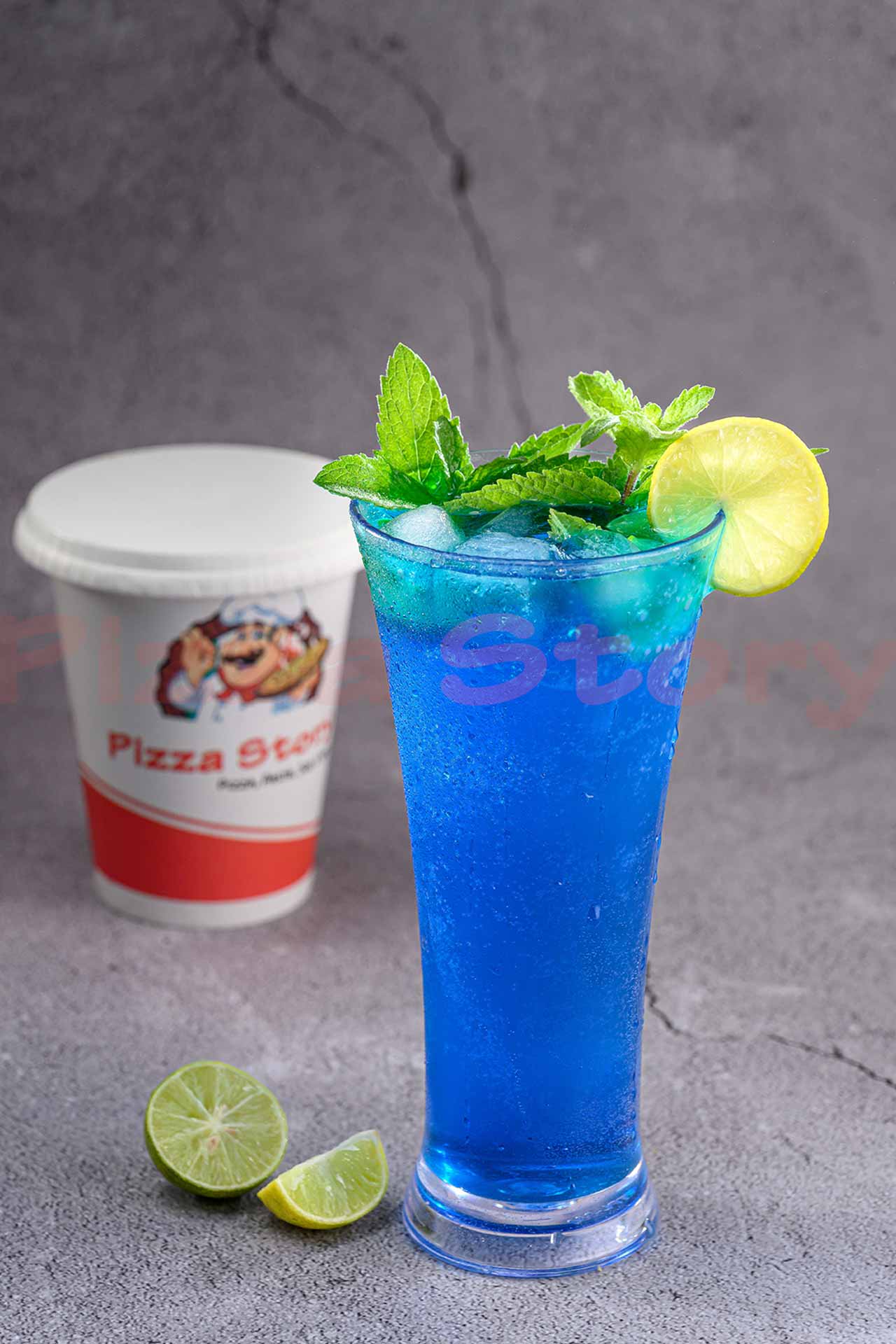 Blue Curacao Mojito