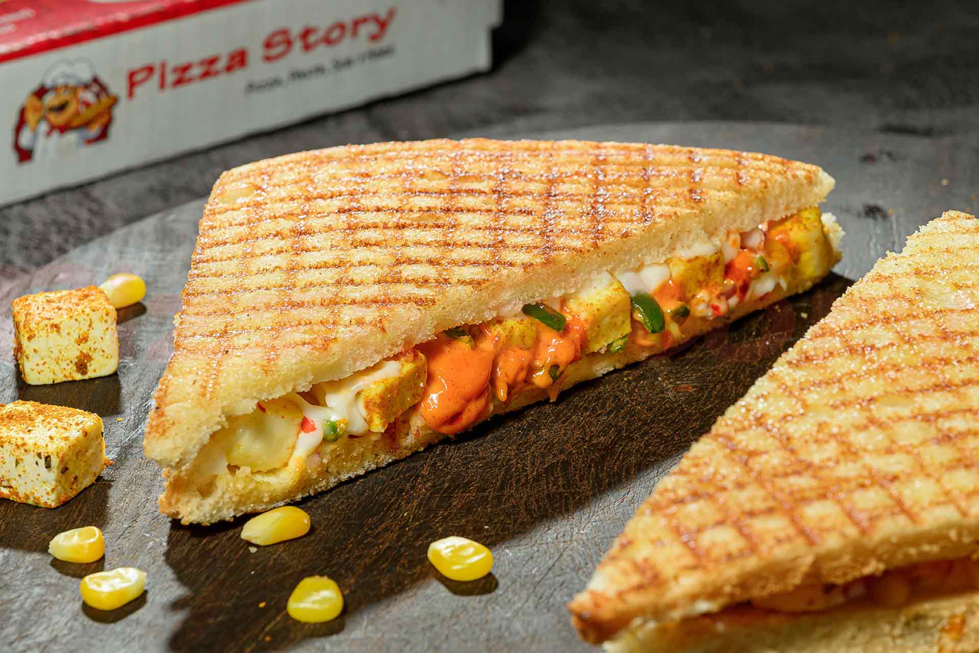 Paneer & Corn Sandwich