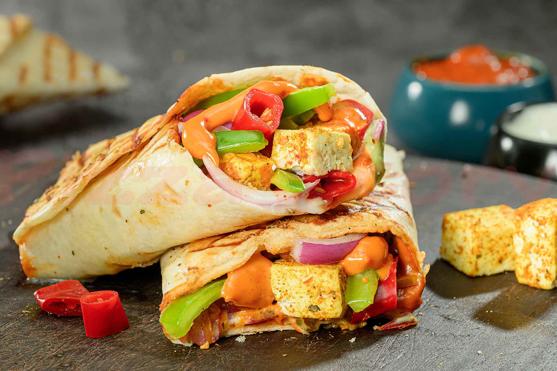 Makhani Paneer Wrap